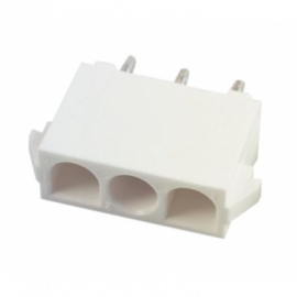350825-1 - Vertical Pin Header, 6.35 mm, 3 Pole, TE Connectivity - AMP