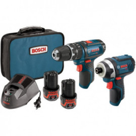 Bosch 12V Max 2-Tool Combo Kit (Bosch PS130 & Bosch PS41) w/ (2) 2.0Ah Batteries