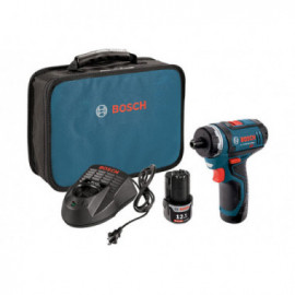 Bosch 12V Max 2-Speed Pocket Driver Kit w/ (2) 2.0Ah Batteries