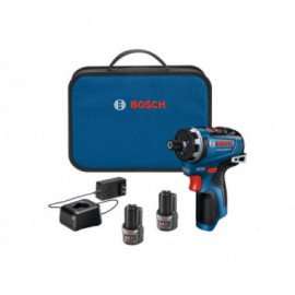 Bosch 12V Max Brushless 1/4'' Hex Two-Speed Screwdriver Kit with (2) 2.0 Ah Batteries