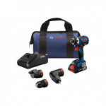 Bosch 18V Brushless Connected Ready FlexiClick 5-in-1 Drill Driver Kit w/ (1) CORE18V 4.0 Ah Compact Battery